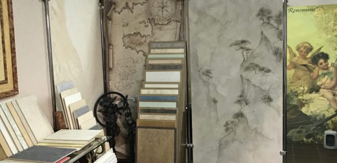 Декоративное покрытие Stucco Veneziano с шелком